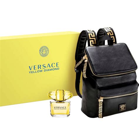 versace women's fragrance gift set|versace parfums backpack gift set.